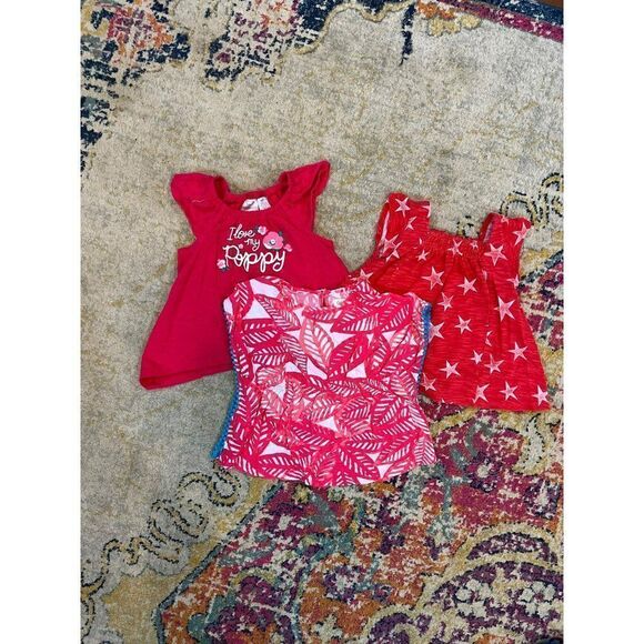 Girls Short Sleeve Tops (18-24M) - Picture 1 of 4